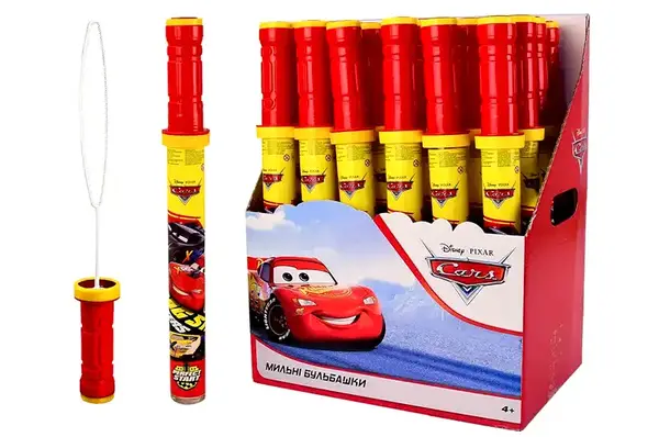 Мильні бульбашки меч "Тачки" 24шт в коробці S-1640 Dreams купити