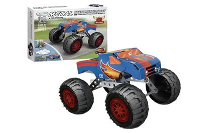 Конструктор металевий 868-7 "МонстрТрак" 149 дет. в коробці р.24,5x4x18 см YG Toys купити