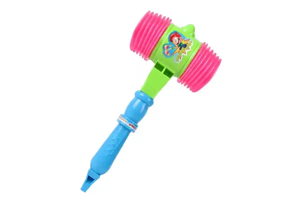 Брязкальце 8801 "Молоток" з пискавкою, в сітці р.30x6,5x15 см купити