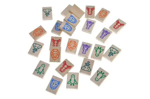 Дерев'яна гра "Дитячий Маджонг" 49 дет. 900552 IGROTECO купити недорого в Україні, фото 7