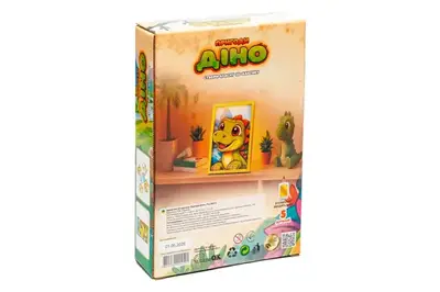Картина пазл 3D Puz-40012 "Пригоди Діно" дерев'яна PuzzleOk купити