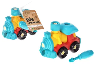 Потяг конструктор 2026-C в сітці р.16x10x12 см YG Toys купити