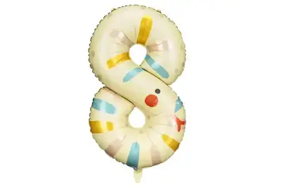 Фольгована кулька цифра "8" змія Party Deco (55х88см) 1шт. купити