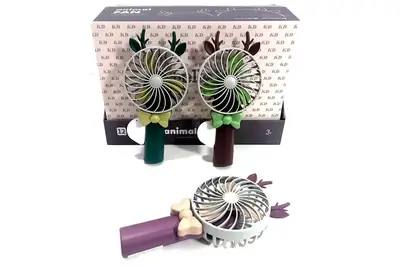 Вентилятор ручний 12шт в коробці KD096 р.21*10см купити
