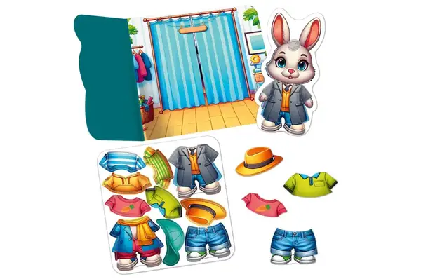 Гра розвиваюча з липучками "Зайчик" VT1320-04 VladiToys купити недорого в Україні, фото 2