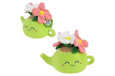 М'яка іграшка PLC25092 вазон з квітами, 21см Plush and Co купити