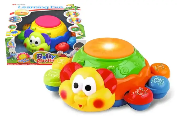 Каталка 35258 "Жучок" озвучена, зі світлом, в коробці р.25x24,5x10 см YG Toys купити
