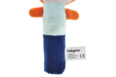 Брязкальце 1497 "Лисичка" з пищалкою р.23x8 см BabyOno купити