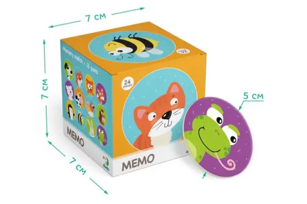 Настільна гра Мемо "Тваринки" 300145 DoDo купити недорого в Україні, фото 3