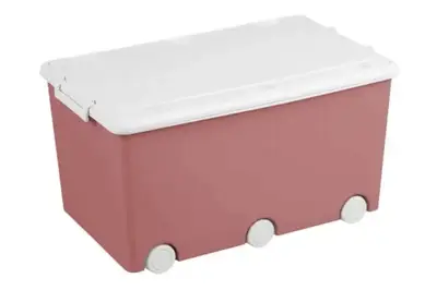 Контейнер з кришкою 58x38x33 см PW-001-123 рожевий TEGA купити