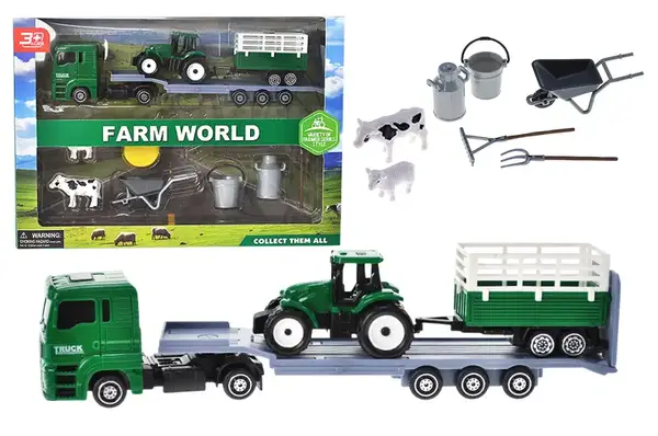 Ігровий набір 798-A245 сільгосптехніка, тварини, коробка 31*21,7*6см купити
