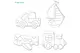 Магнітний набір для творчості з фольгою 200308 "Транспорт" DoDo купити