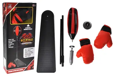 Боксерський набір YC856L зі стійкою, в коробці р.53x9,8x23 см YG Toys купити