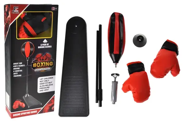Боксерський набір YC856L зі стійкою, в коробці р.53x9,8x23 см YG Toys купити