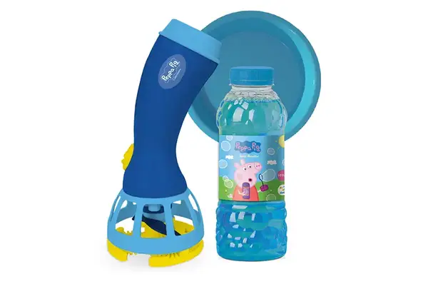 Генератор мильних бульбашок 200613 "Свинка Пепа" на батарейках + 450 мл DoDo купити недорого в Україні, фото 4