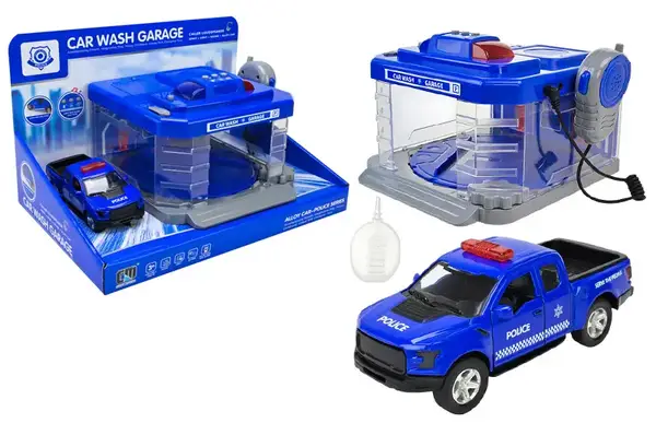 Паркінг CLM-888 поліція, на батарейках, світло, звук, транспорт у наборі, в коробці р 33,7x23,7x22,5см купити