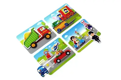 Гра з липучками 'Транспорт' VT1302-28 VladiToys купити