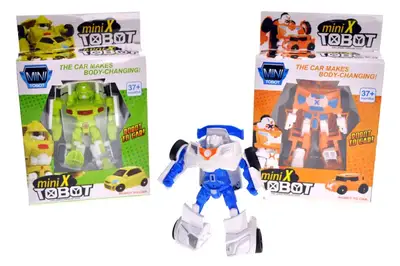 Трансформер "Бот" в коробці, 3види 1860-123 р.18,5*15,5*6см купити