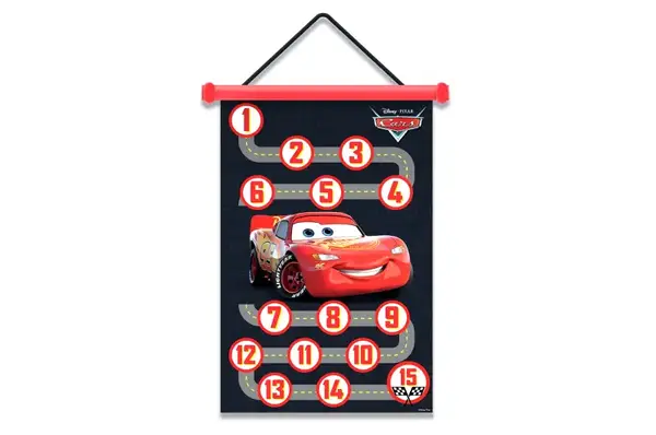 Дартс LD1125 (24 шт) магнітний, Тачки, в коробці 17", р-р упаковки – 50.5*7*7 см, р-р іграшки – 49.5*4.5*48 см купити