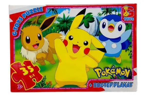 Пазли із серії "Покемони" PM01 35 елементів G-Toy купити