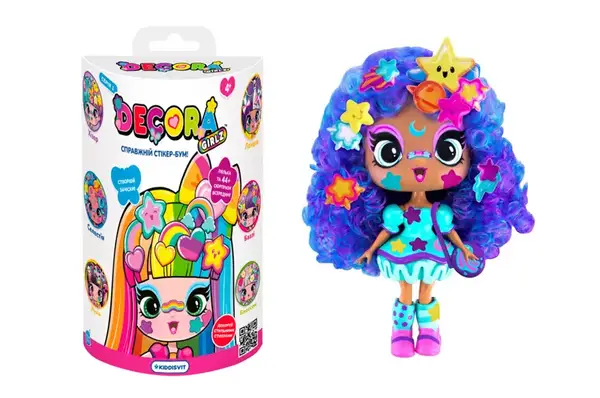 Ігровий набір з лялькою D1000 Різнокольоровий сюрприз,в асортименті,в дисплеї DECORA купити