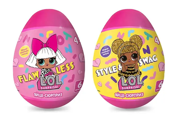 Яйце-сюрприз Лялька герой LOL, коробка 1'2 шт купити