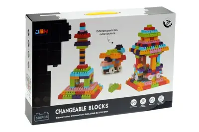 Конструктор 520дет в коробці E007 р.46*30*8см купити