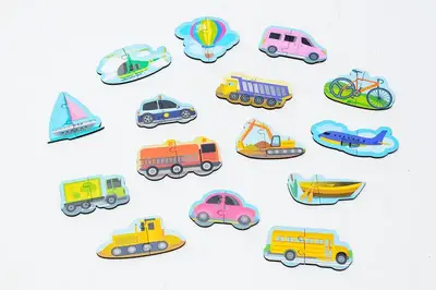 Пазл магнітний Puz-22932 "Машинки", дерев'яний PuzzleOk купити