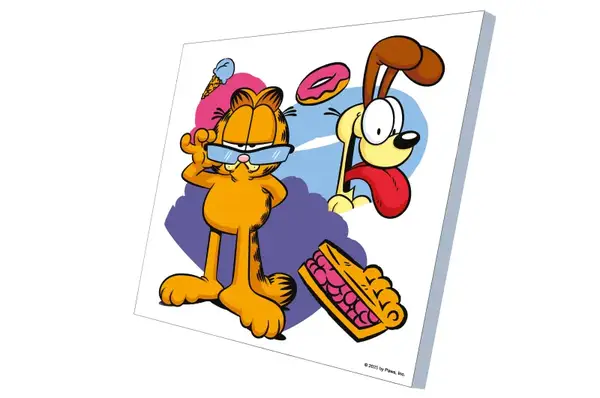 Набір для розпису по номерах 30х30 см QB913-007 "Гарфілд стиляга" qbee купити недорого в Україні, фото 3