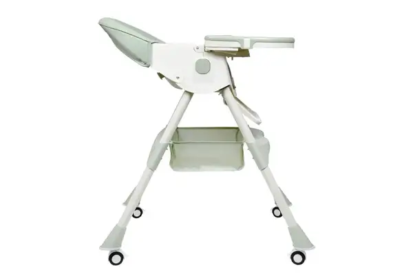 Стільчик для годування Kidoro One (ST-6540) Green, з екошкіри на колесах, у коробці р.52x25x43 см купити недорого в Україні, фото 6