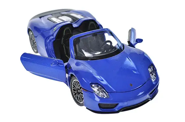 Машина металічна 68243A "Автопром",1:24 Porsche 918 Spyder, батарейки світло, звук, відкриваються двері, капот, коробка 25*12,5*10 см купити недорого в Україні, фото 5