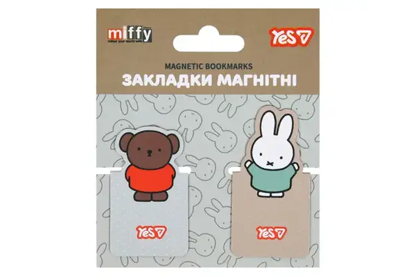 Закладки магнітні 708836 "Miffy", висікання, 2 шт Yes купити