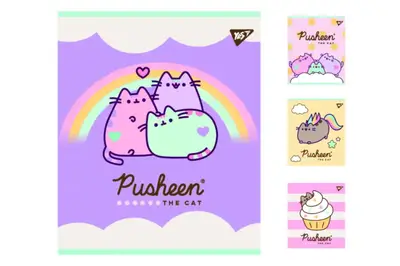 Зошит YES "Pusheen" 12 аркушів лінія Преміум купити
