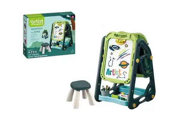 Дошка-мольберт 050-30 магнітно-малювальна двостороння, з аксесуарами, кор.59x13x49.5 см купити