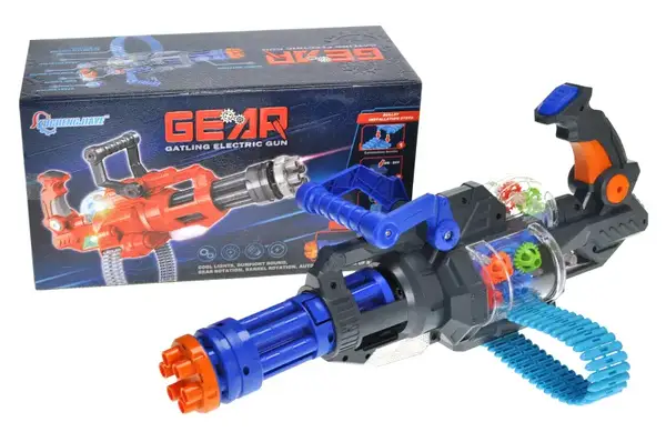 Кулемет музичний зі світлом, в коробці Q-1 р.42*14*19см купити