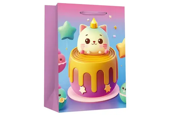 Пакет паперовий 760370ML "JUMBO Сat" асорті р.33x12.7x47.7 см Malevaro купити недорого в Україні, фото 4