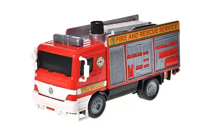 Пожежна машина 119 батарейка, світло, мильні бульбашки, р-р18,5*9*12, коробка 33,5*11*16см купити