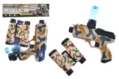 Пістолет 010-2 на поролонових патронах і орбізах 2в1 в кульку р.30x424см YG Toys купити