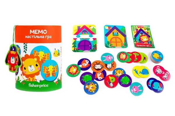 Настільна гра "Fisher Price. Мемо" в тубусі VT2910-04 VladiToys купити