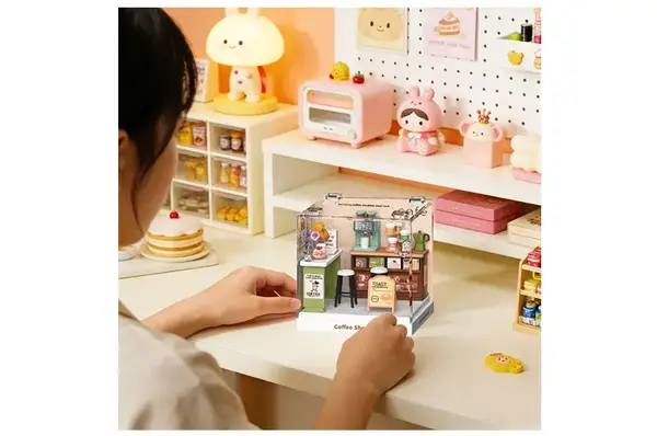 Конструктор-румбокс 8034 MINI HOUSE серії "Інтер'єр Міні" – КАВ’ЯРНЯ купити недорого в Україні, фото 5