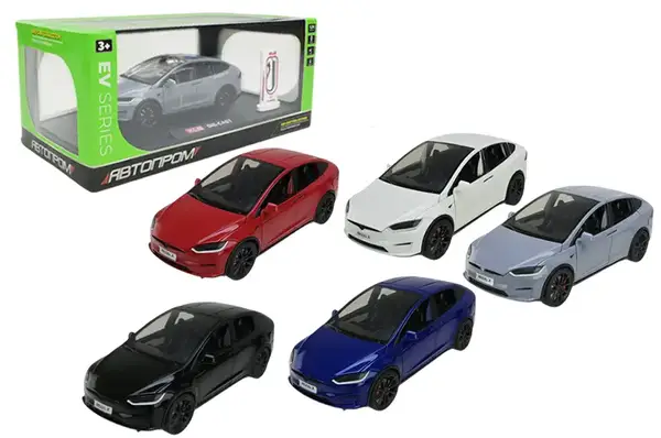 Машина АВТОПРОМ AP7712 1:24,5 кольорів, із зарядною станцією, батар, світло, звук, двері відкр., короб.29*16*12,6см купити