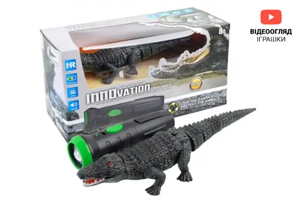 Крокодил на радіокеруванні в коробці 9985 р.27,2*10,5*14,3см купити