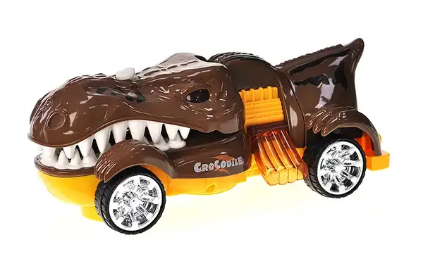 Машина "Крокодил" з димом, світлом і музикою, в коробці ZR192-3 р.22*8,8*10,4см купити недорого в Україні, фото 4