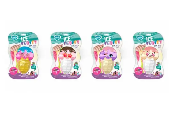 Слайм 80125 "Ice Fluffy" ріжок 110 мл LOVIN купити