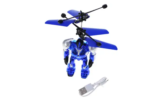 Робот-запускачка р/к JYX2076, акумулятор, 3 кольори, літає, USB-зярядний пристрій, короб. 16*5*18см купити недорого в Україні, фото 7