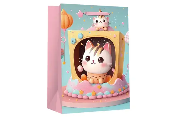 Пакет паперовий 760370ML "JUMBO Сat" асорті р.33x12.7x47.7 см Malevaro купити недорого в Україні, фото 2