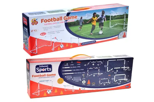 Футбольні ворота в коробці 89007,розмір воріт 43*21*21см, 22*11.5*14 см купити