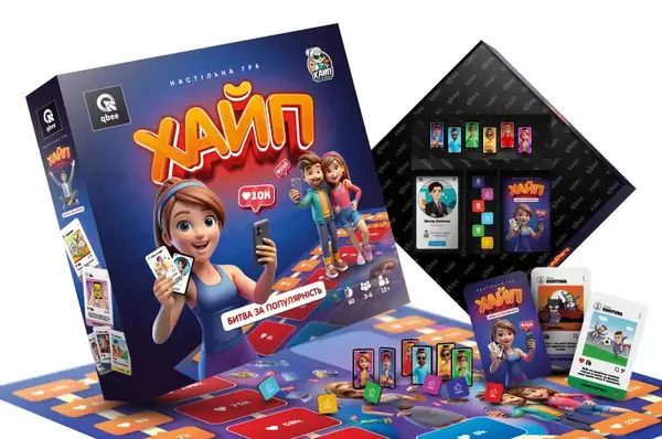 Настільна гра QB701-007 "ХАЙП. Битва за популярність" qbee купити