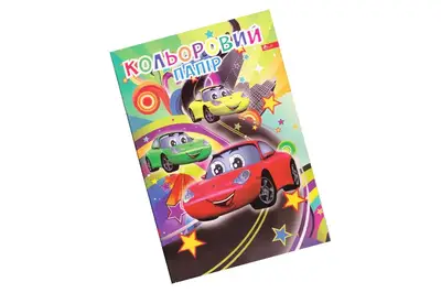 ПАПІР КОЛЬОРОВИЙ Преса України 18 аркушів ф.А4 (40 шт) купити