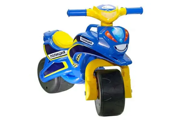 Мотоцикл 0138/570 "Поліція" синій DOLONI купити